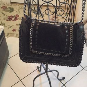 Zara suede crossbody bag